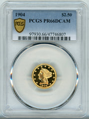 1904 G$2.5 PCGS PF66DCAM