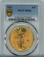 1927 G$20 PCGS MS66