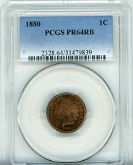 1880 1C PCGS PR64RB