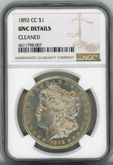1892-CC S$1 NGC UNC DETAILS