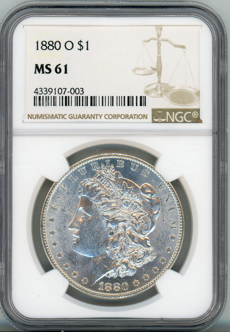1880-O S$1 NGC MS61