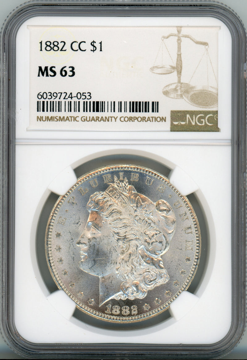 1882-CC S$1 NGC MS63