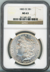 1883-CC S$1 NGC MS63