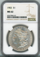 1902 S$1 NGC MS62
