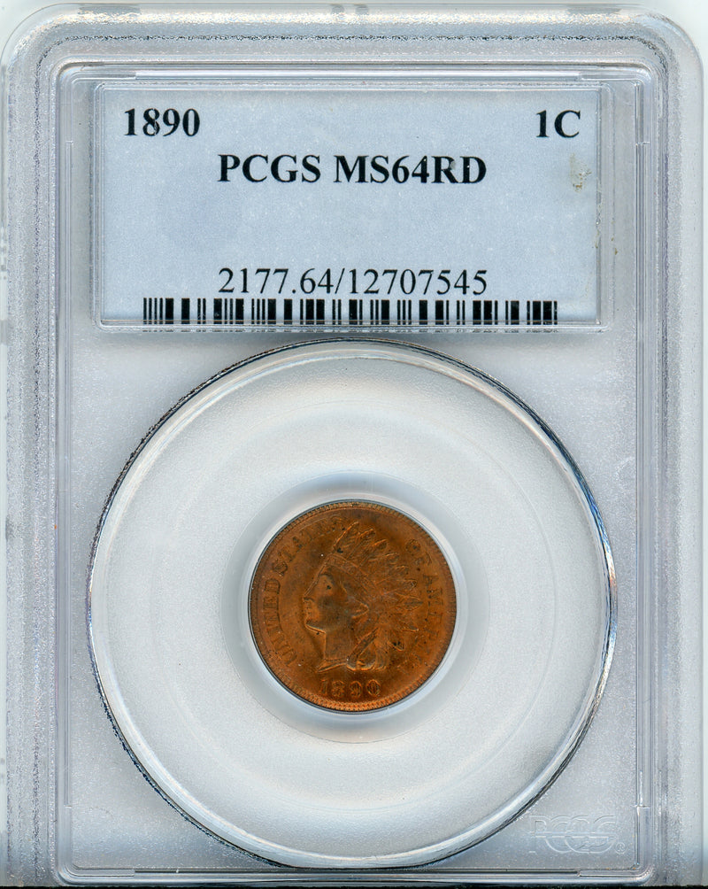 1890 1C PCGS MS64RD