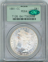 1881-CC S$1 PCGS MS64