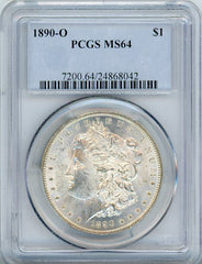 1890-O S$1 PCGS MS64