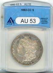 1892-CC S$1 ANACS AU53