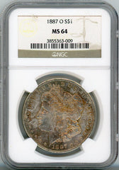 1887-O S$1 NGC MS64