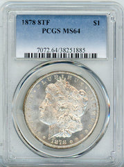 1878 8TF S$1 PCGS MS64