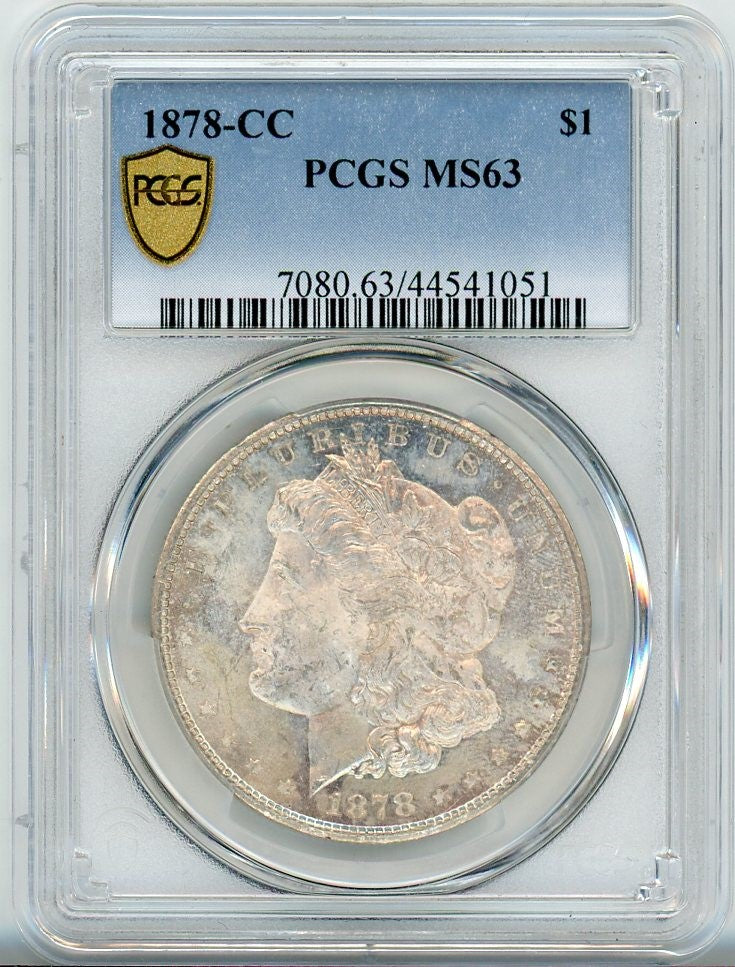 1878-CC S$1 PCGS MS63