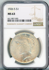 1926-S S$1 NGC MS63