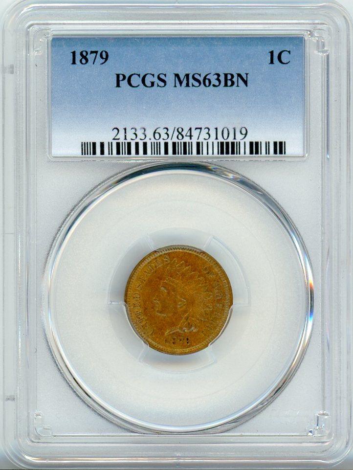 1879 1C PCGS MS63BN