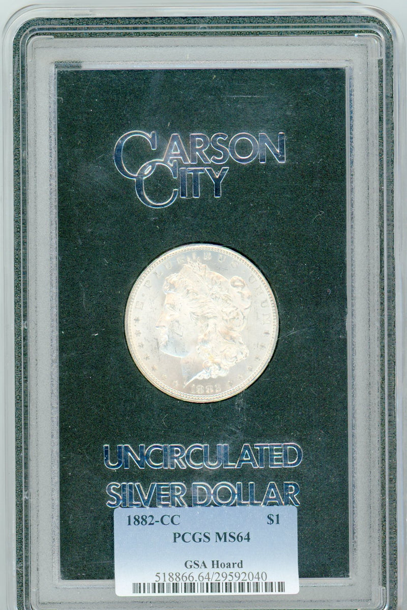 1882-CC S$1 GSA PCGS MS64