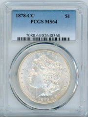 1878-CC S$1 PCGS MS64