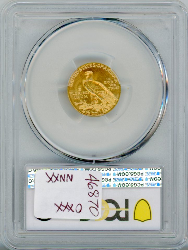 1908 G$2.5 PCGS MS65