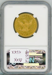 1856-S G$10 NGC AU58