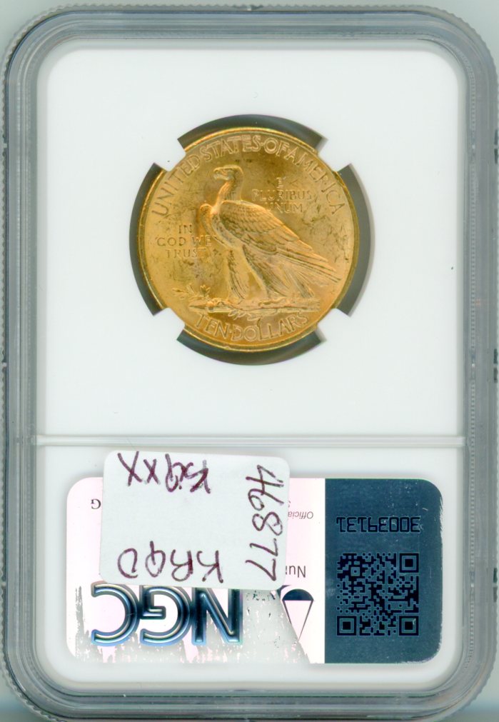 1932 G$10 NGC MS64