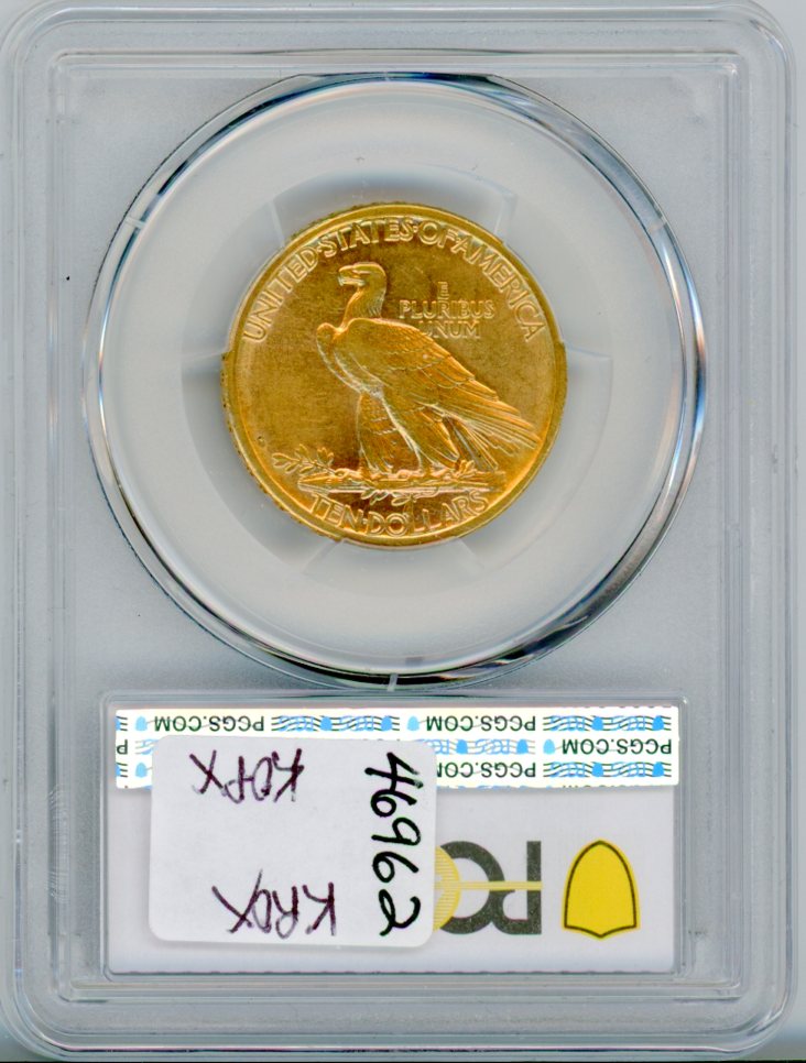 1908-D G$10 PCGS AU55 NO MOTTO