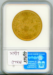 1875-S G$20 NGC AU55