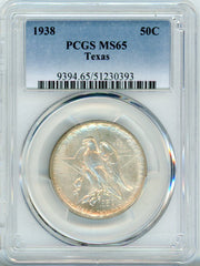 1938 TEXAS 50C PCGS MS65 & MS66