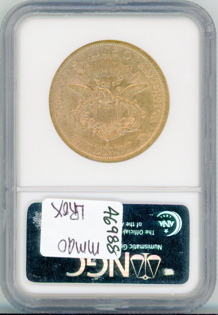 1862-S G$20 NGC XF45
