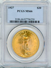 1927 G$20 PCGS MS66