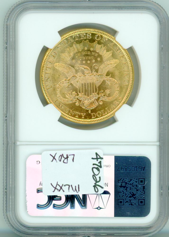 1897-S G$20 PCGS MS61