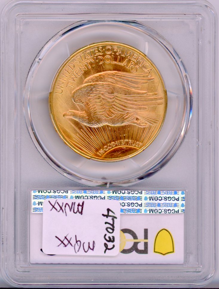 1923-D G$20 PCGS MS65