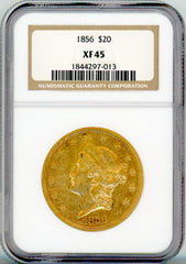 1856 G$20 NGC XF45