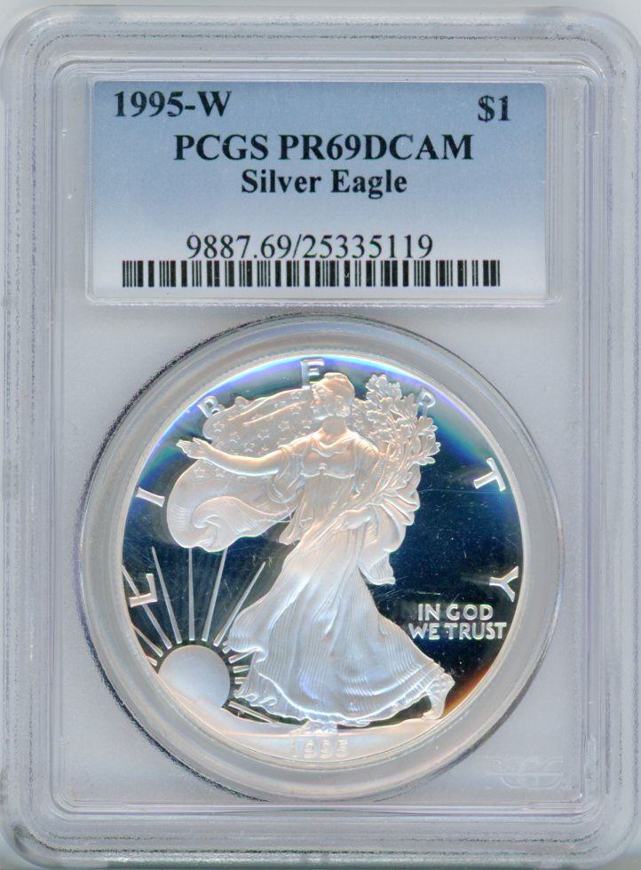 1995-W $1 PCGS PF69DCAM