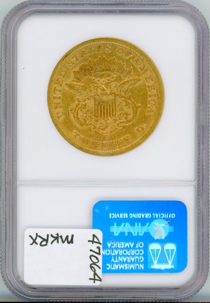 1863-S G$20 NGC XF45