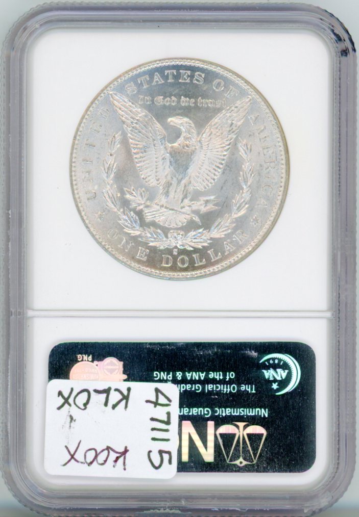1894-S S$1 NGC MS62
