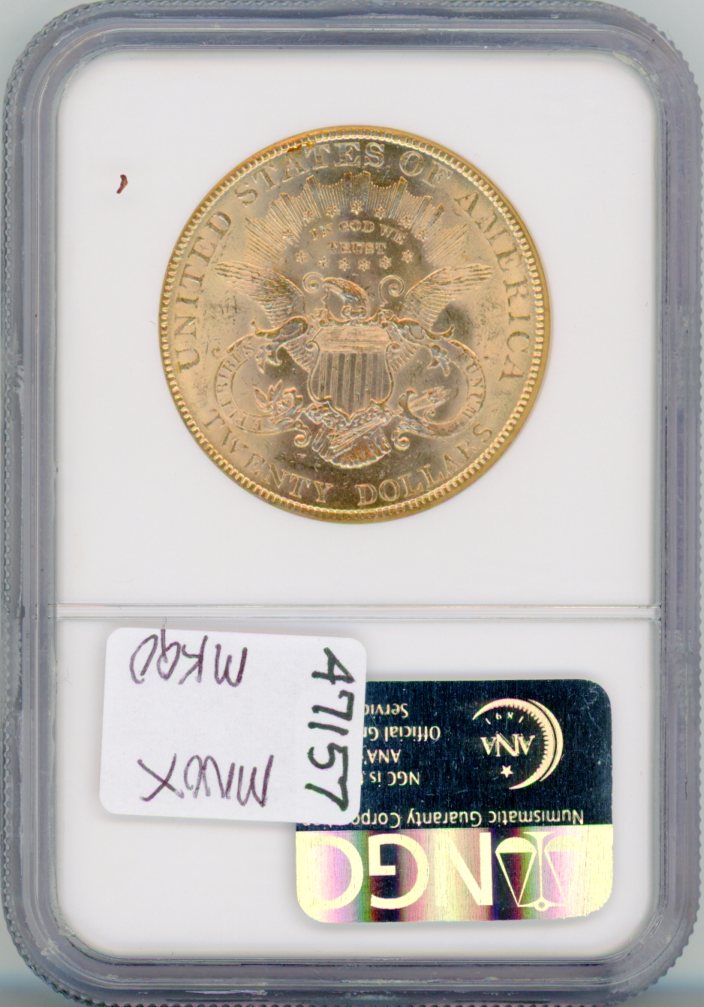 1900 G$20 NGC MS62