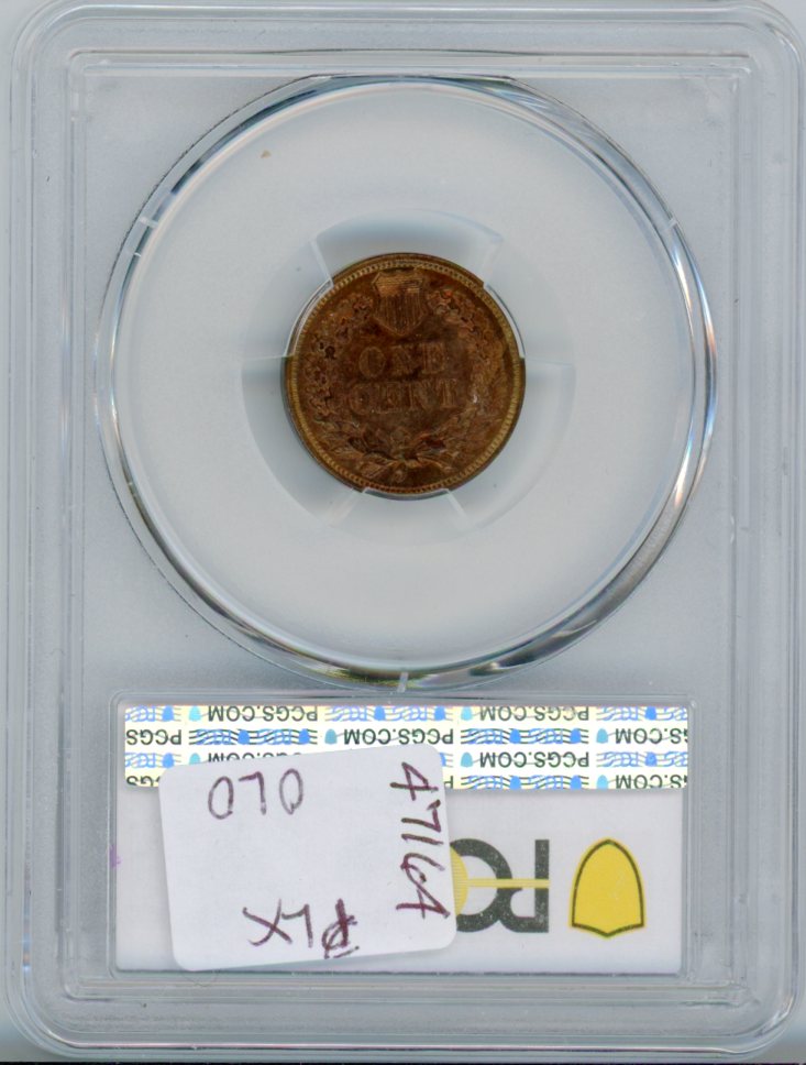 1881 1C PCGS PR64RB CAC
