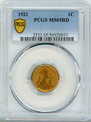 1921 1C PCGS MS65RD