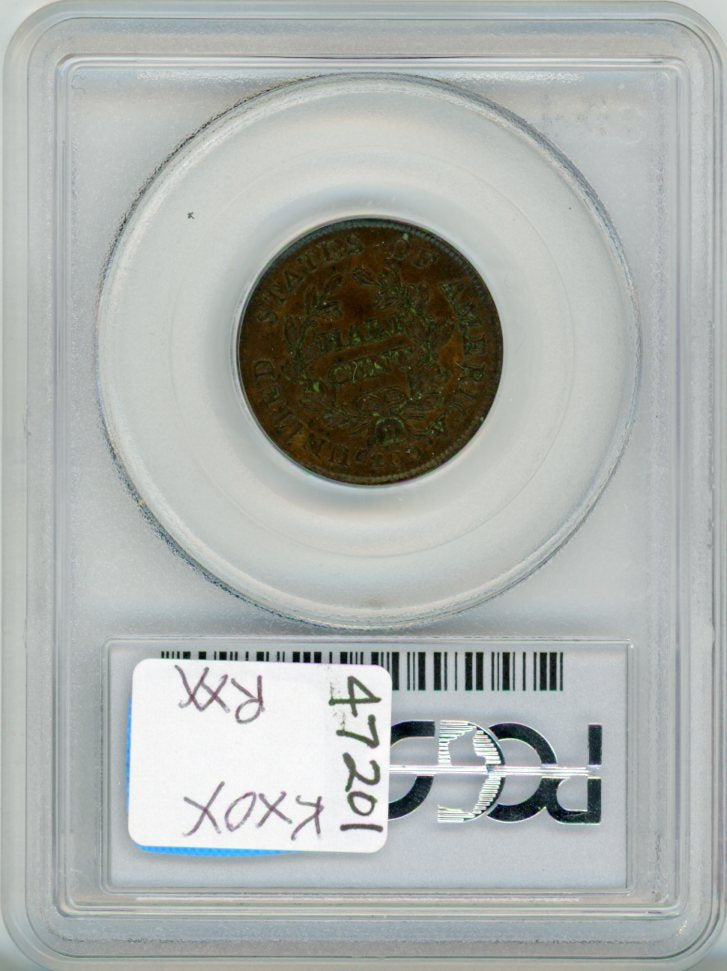 1804 1/2C PCGS AU53 SPIKE CHIN