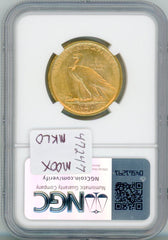 1908 G$10 NM NGC MS62