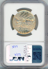 1936 50C OREGON TRAIL NGC MS65