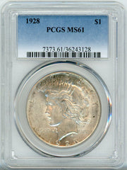1928 S$1 PCGS MS61