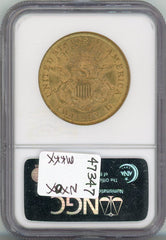 1874 G$20 NGC AU58
