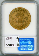 1874 G$20 NGC AU55