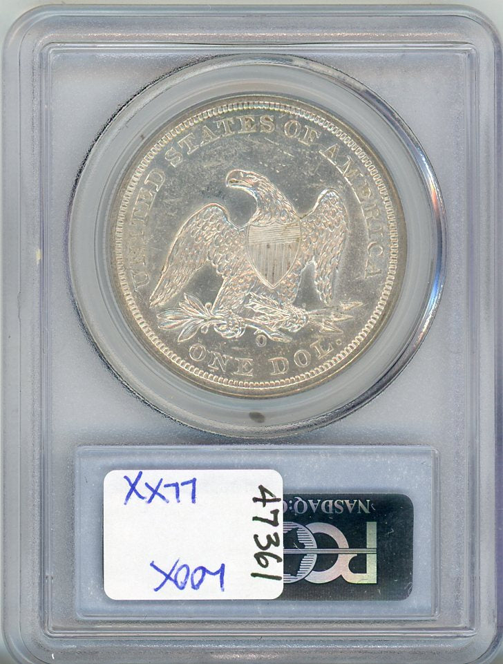 1859-O S$1 PCGS MS60 PAUL MONTZ COLLECTION