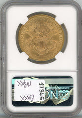 1884-CC G$20 NGC AU53
