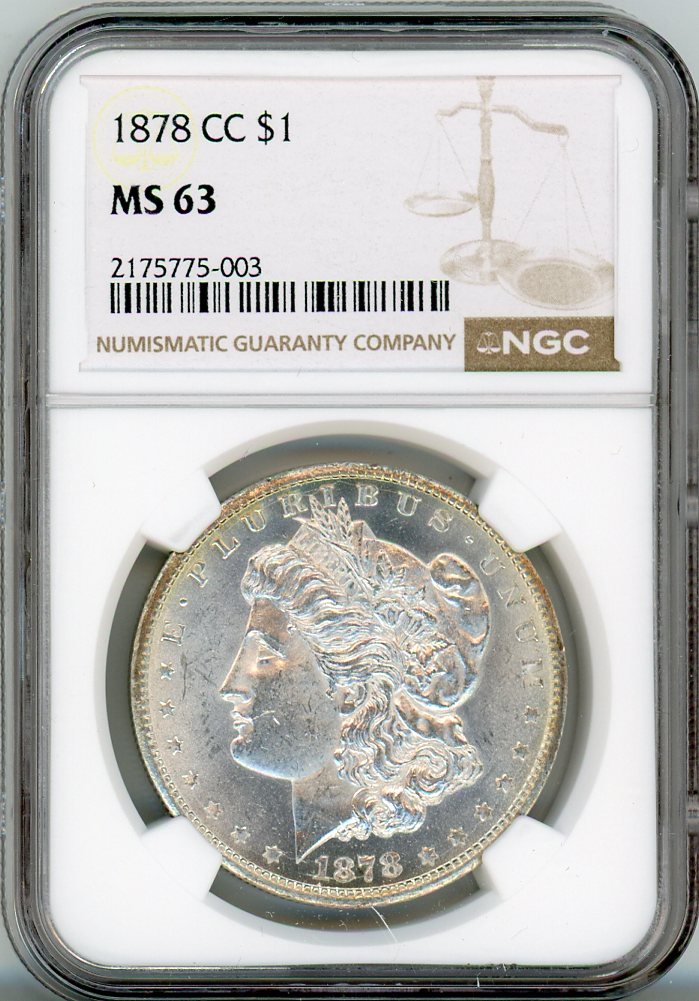 1878-CC S$1 NGC MS63