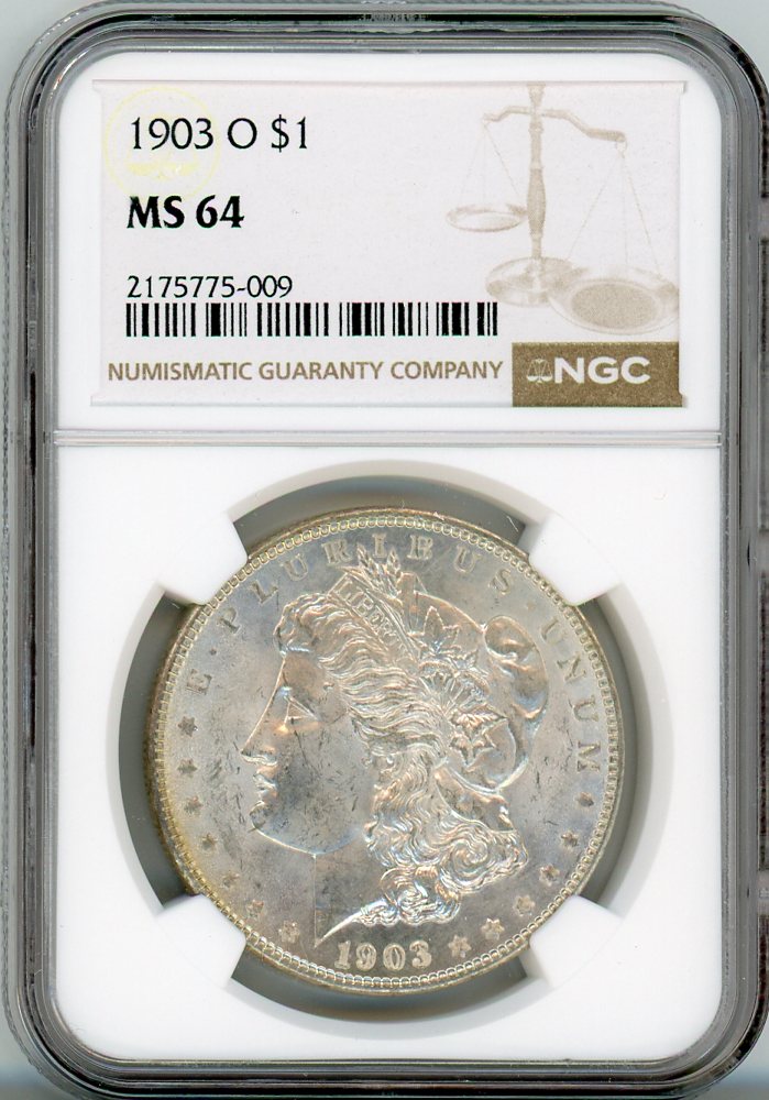 1903-O S$1 NGC MS64