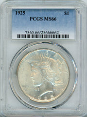 1925 S$1 PCGS MS66