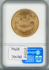 1860 G$20 NGC AU58