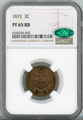 1872 2C NGC PF65RB CAC