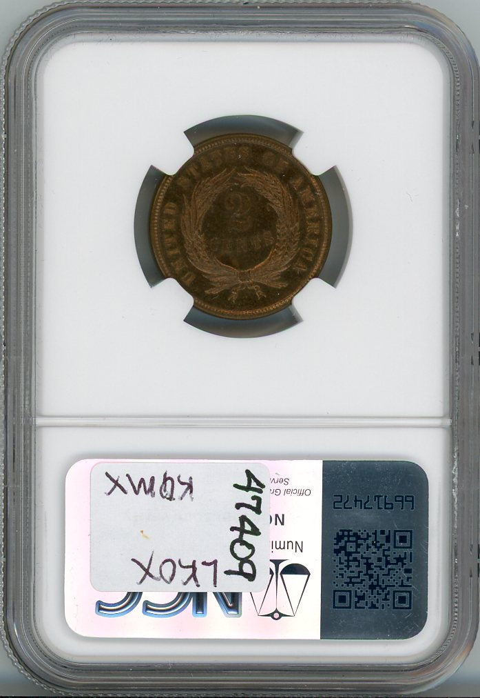 1872 2C NGC PF65RB CAC